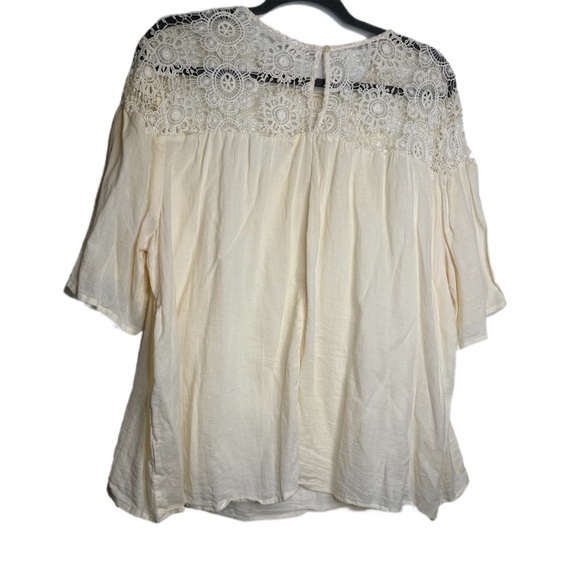 Cream Lace Women's Top - Picture 5 of 7